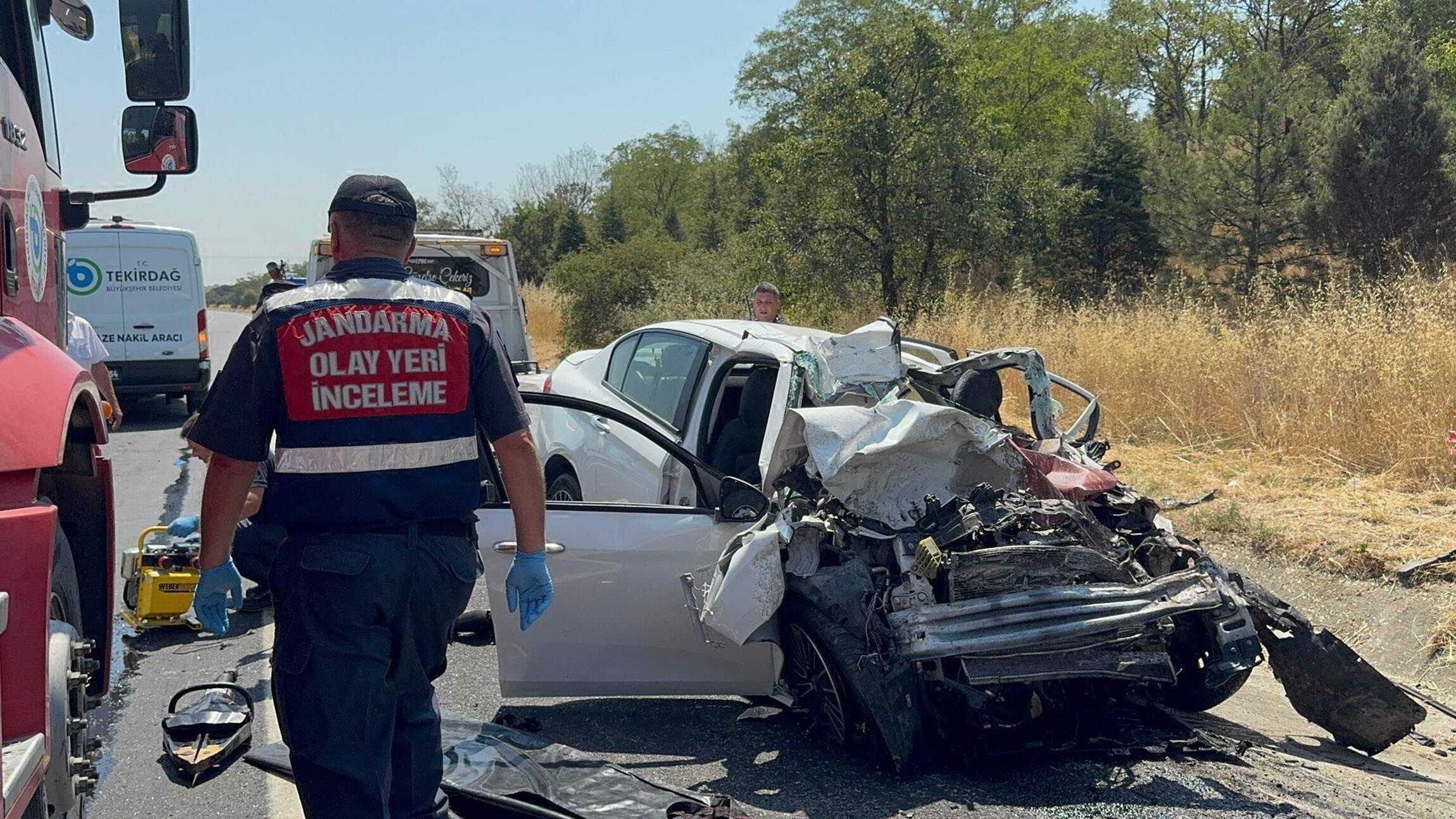 Tekirdağ'da 4 kişinin öldüğü kazada kamyon şoförüne 8 yıl hapis