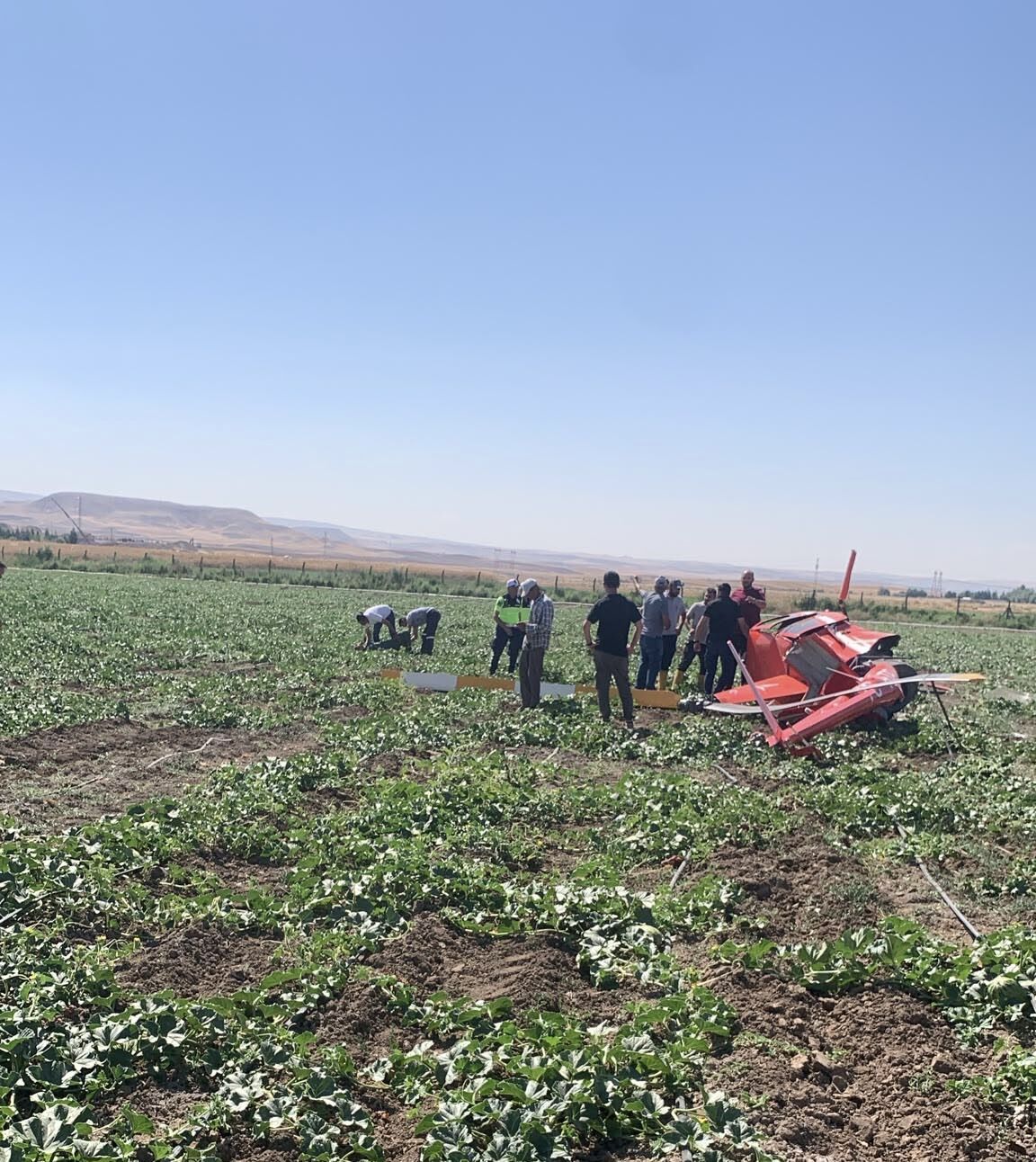 Ankara'da eğitim helikopteri düştü; 2 yaralı