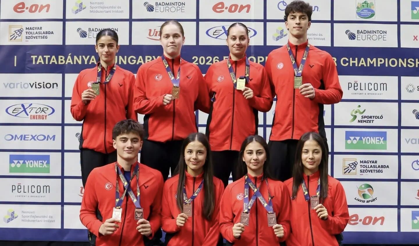 Badmintonda Avrupa Şampiyonluğu ve Altın Madalya Türkiye’nin!