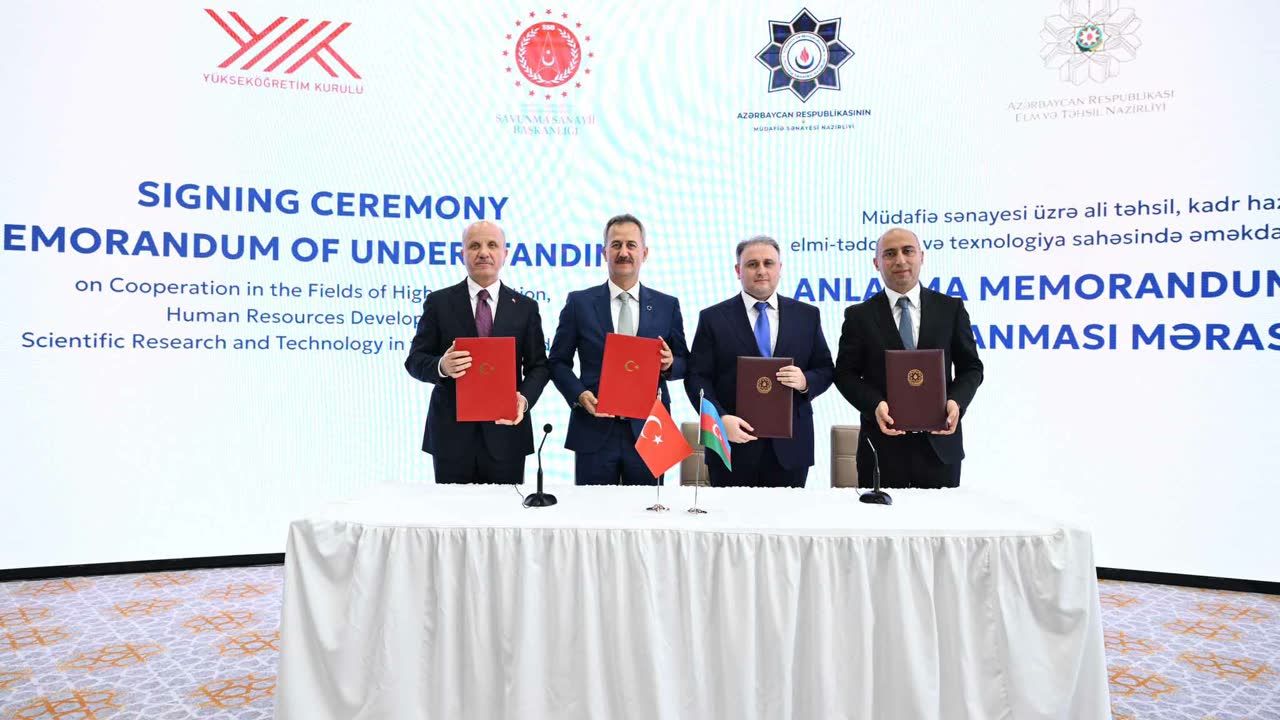 Türkiye ve Azerbaycan savunma sanayisi için ortak eğitim programları geliştirecek