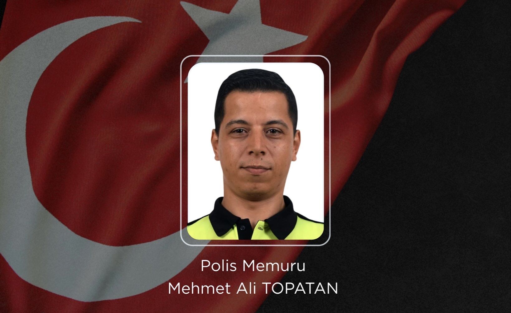 Bakan Çiftçi'den, şehit olan polis memuru için taziye mesajı