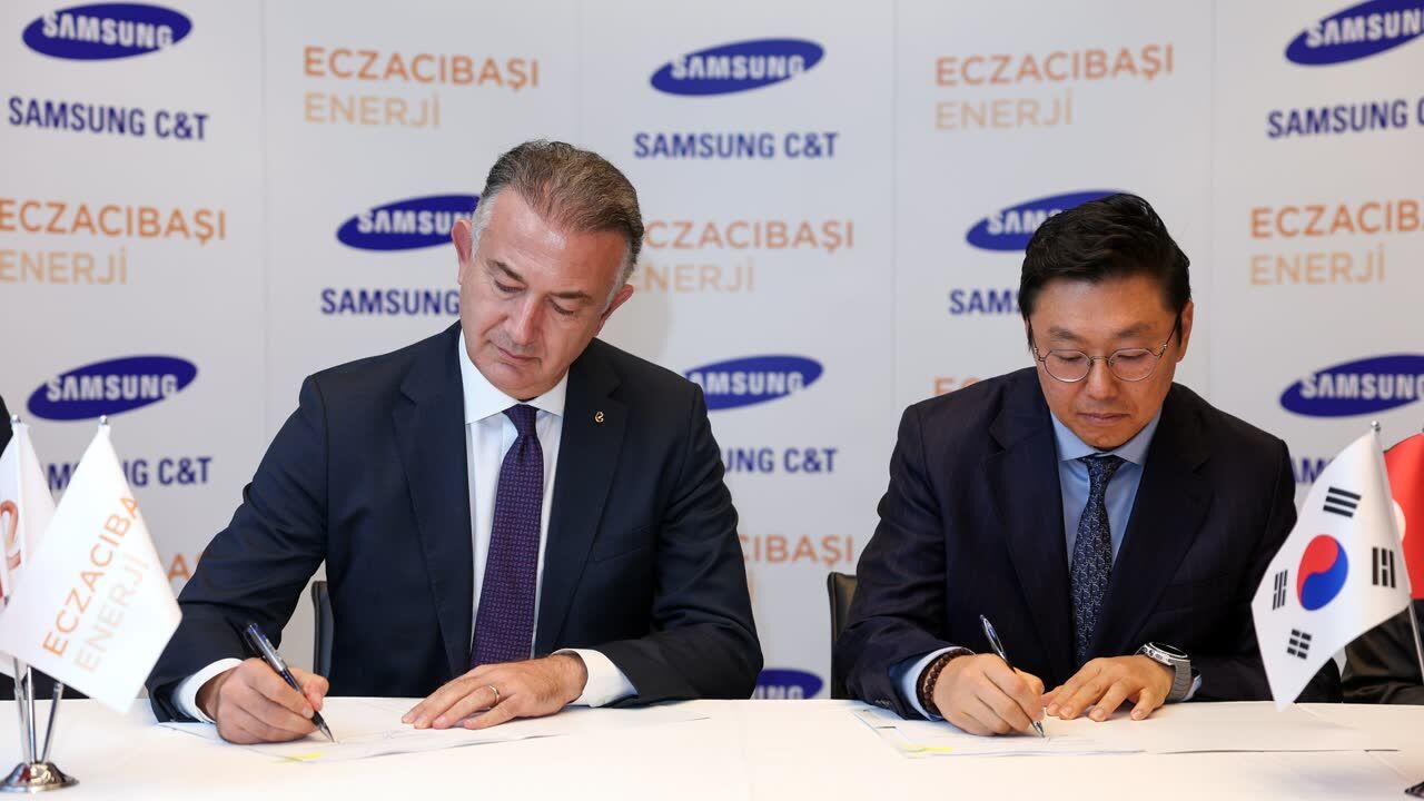 Eczacıbaşı ve Samsung C&T yenilenebilir enerjide iş birliği yaptı