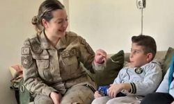 Jandarmadan bedensel engelli Doğanay'a sürpriz ziyaret