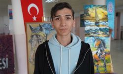 Şırnaklı Hüsam, resimleriyle ABD'nin prestijli sanat okuluna birinci sıradan ve tam burslu kabul aldı