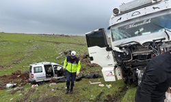 Siverek'te TIR ile hafif ticari araç çarpıştı: 2 ölü, 1 yaralı
