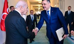 Bakanlar Çiftçi ve Gürlek, Bahçeli'yi ziyaret etti