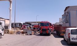 Gaziantep'te metal işletme atölyesinde yangın