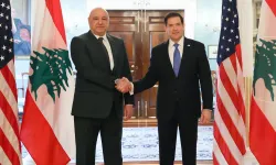 Lübnan Cumhurbaşkanı Avn, ABD Dışişleri Bakanı Rubio ile bir araya geldi