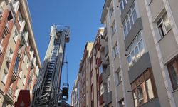 Bahçelievler'de 7 katlı binada çıkan yangın söndürüldü