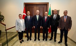 TBMM Başkanı Kurtulmuş, Lizbon Büyükelçiliği'ni ziyaret etti