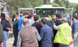 Çöken merdivenin altında kalan inşaat ustası toprağa verildi