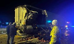 Edirne'de tur otobüsü, TIR'a çarptı: 10 yaralı