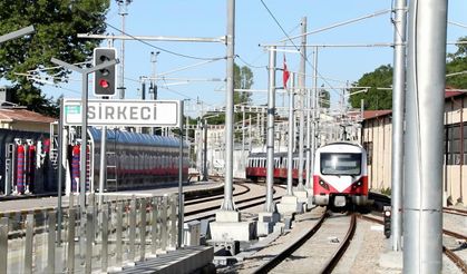Sirkeci-Kazlıçeşme hattı 8 milyon yolcuya hizmet verdi