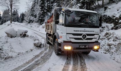 Doğu Karadeniz'de Ulaşıma Kar Engeli