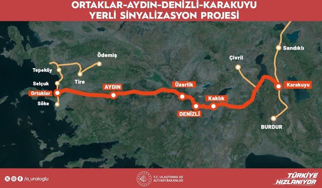 Bakan Uraloğlu: Demir yolları yerli ve milli sinyalizasyon sistemleriyle donatılıyor