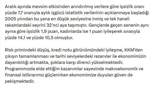 Cevdet Yılmaz: Vatandaşımızın alım gücünü yükselteceğiz