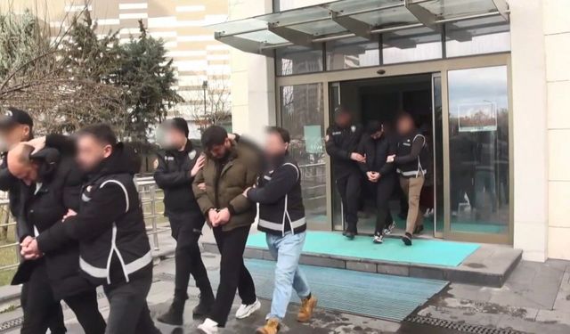 Ankara'da çıkar amaçlı suç örgütüne operasyon: 23 tutuklama