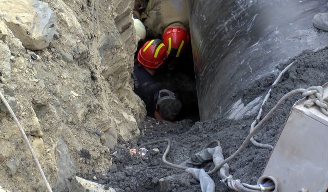 Başakşehir'de yaralanıp mahsur kalan işçi kurtarıldı