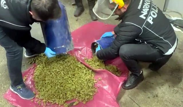 Bulgaristan plakalı otomobilde 24,5 kilo skunk ele geçirildi; 2 tutuklama