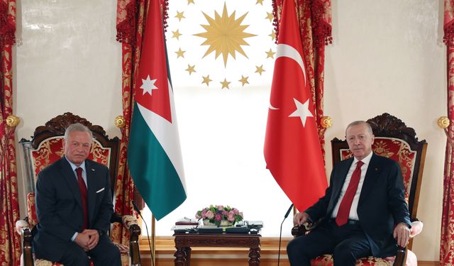 Cumhurbaşkanı Erdoğan Ürdün Kralı 2'nci Abdullah ile bir araya geldi