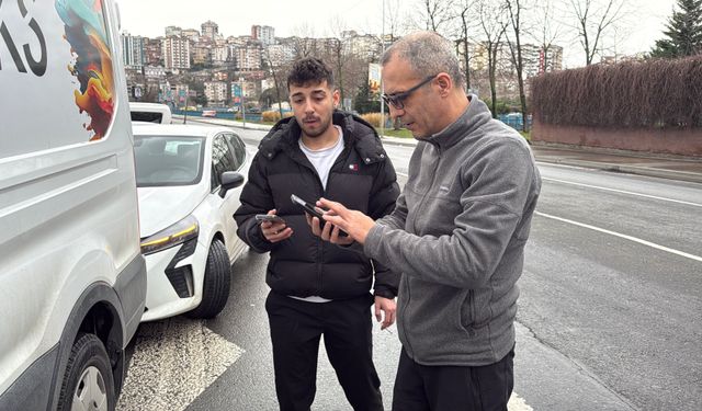 Eyüpsultan'da Minibüs Sürücüsüne Yol Ortasında Saldırı