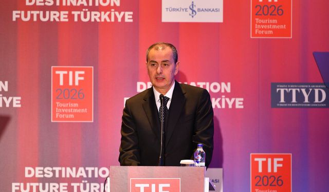 İş Bankası Genel Müdürü Hakan Aran, Turizm Yatırım Forumu'nda konuştu