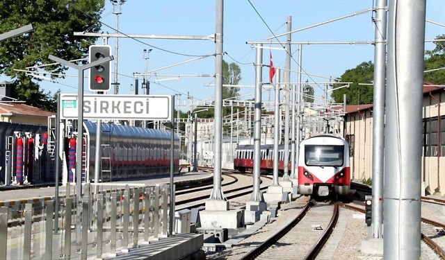 Sirkeci-Kazlıçeşme hattı 8 milyon yolcuya hizmet verdi