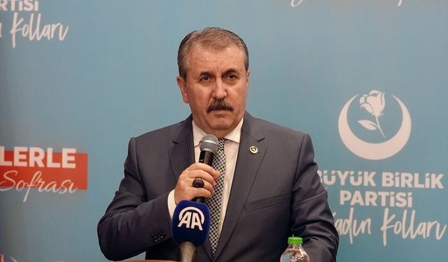 BBP lideri Destici: Türkiye sessiz kalmadı, diğerleri de kalmasın
