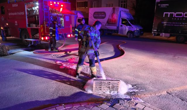 Bursa'da mahallede yayılan gaz kokusu paniğe neden oldu