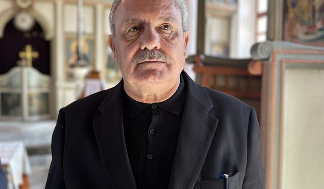 Edirne'de Sveti Georgi Kilisesi papazı Çıkırık, ölümünün 3'üncü yılında ayinle anıldı