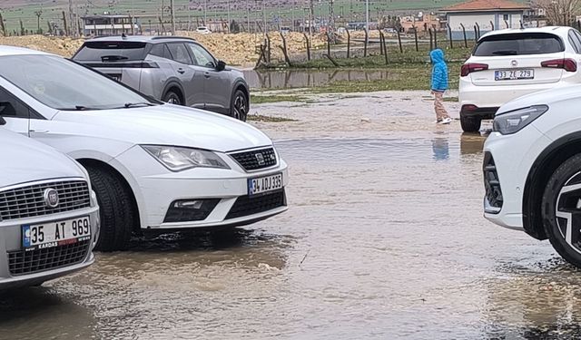 Gercüş'te sağanak ve rüzgar: Yollar suyla doldu, ağaçlar devrildi