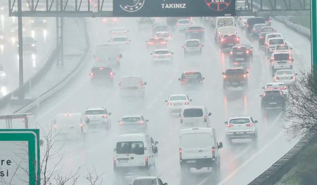 İstanbul'da trafik yoğunluğu