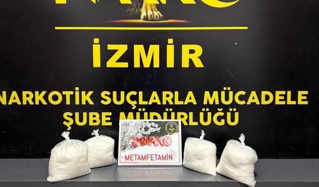 Kargo firmasına operasyon; 9 kilo metamfetamin ele geçirildi