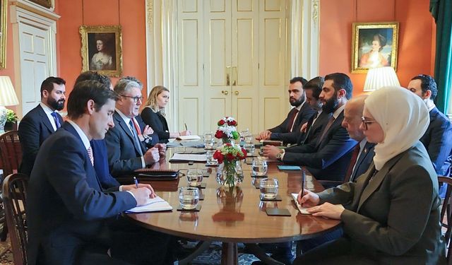 Suriye Cumhurbaşkanı Ahmed Şara, İngiltere'de