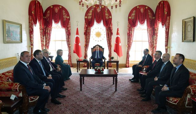 Cumhurbaşkanı Erdoğan, Rusya Federasyonu Meclis Başkanı Valentina Matviyenko'yu kabul etti