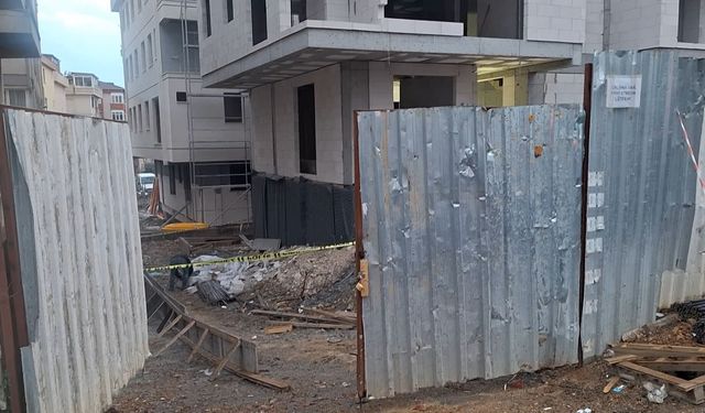 Maltepe'de şantiye şefi 5'inci kattan düşüp öldü
