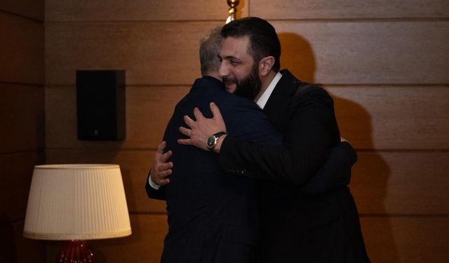 Suriye Cumhurbaşkanı Şara, Bakan Fidan'ı kabul etti