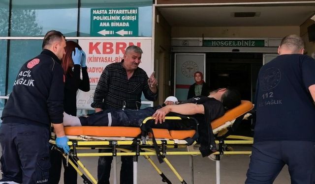 Bursa’da demir sac kesimi yaparken parçalanan spiral taşı ile yaralandı