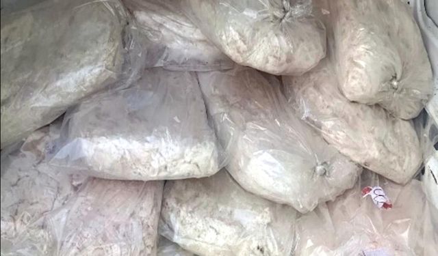 Tekirdağ’da uygunsuz koşullarda taşınan 1,2 ton sakatat imha edildi