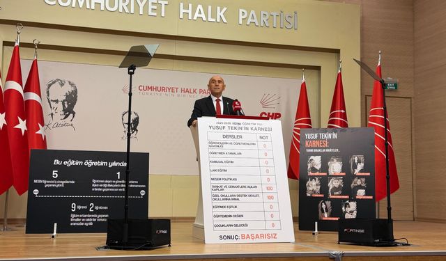 CHP'li Kaya: Çocuklarımızın geleceğini hiçbir yapıya teslim etmeyeceğiz