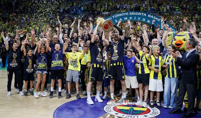 Basketbol Süper Ligi'nde şampiyon Fenerbahçe Beko