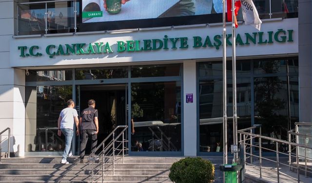 Çankaya Belediyesi'ne polis operasyonu; Çok sayıda gözaltı yapıldı