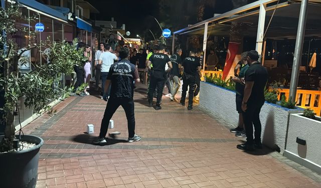 Bodrum'da restoranda silahlı saldırı: 1 ölü
