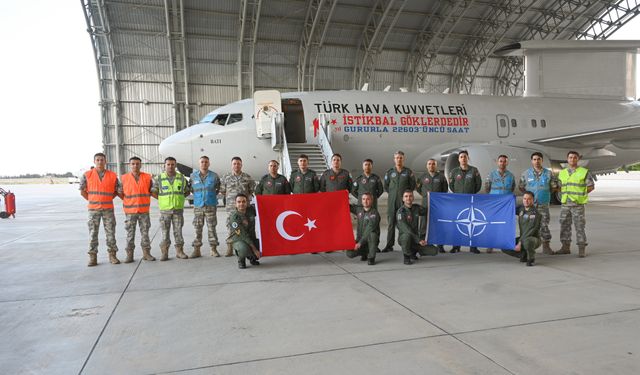 E-7T uçağı hava güvenliği görevini tamamladı