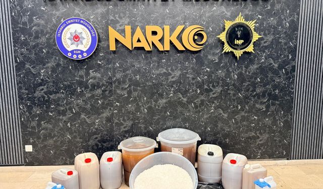 Şişli'de düzenlenen operasyonda 239 kilogram uyuşturucu madde ele geçirildi