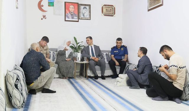 Kaymakam Murat Acar’dan Şehit Ailelerine Anlamlı Ziyaret
