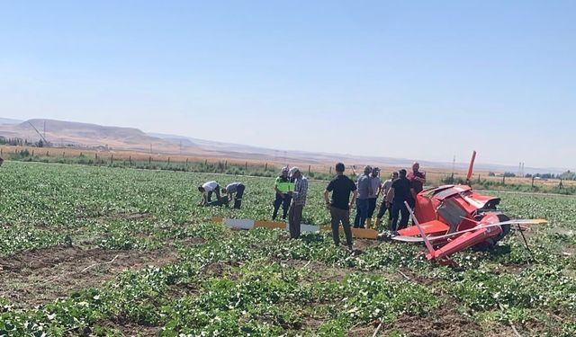 Ankara'da eğitim helikopteri düştü; 2 yaralı