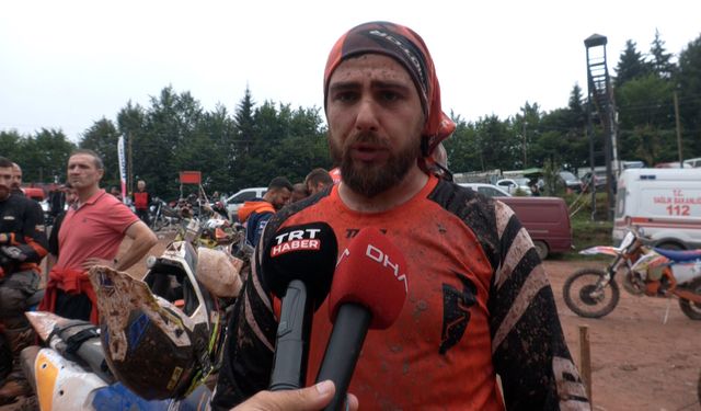 Artvin Kafkasör Yaylası'nda enduro yarışı heyacanı