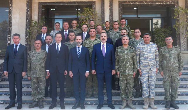 Bakan Fidan, Libya'da TSK Görev Grup Komutanlığı'nı ziyaret etti