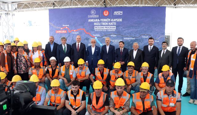 Bakan Uraloğlu: Yerköy-Kayseri YHT Hattı, Türkiye Yüzyılı'nın ulaşım vizyonunun somut bir ifadesidir